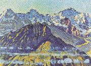 Ferdinand Hodler Eiger Monch und Jungfrau in der Morgensonne oil